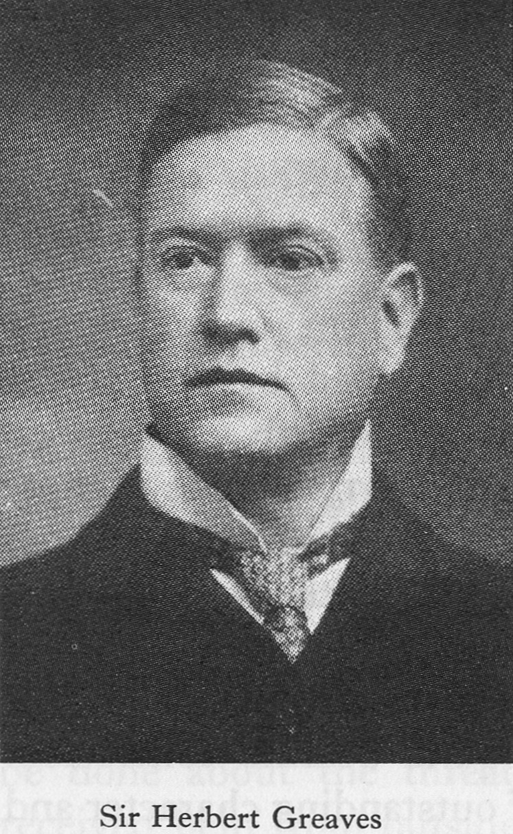 Portrait of Sir William Herbert Greaves