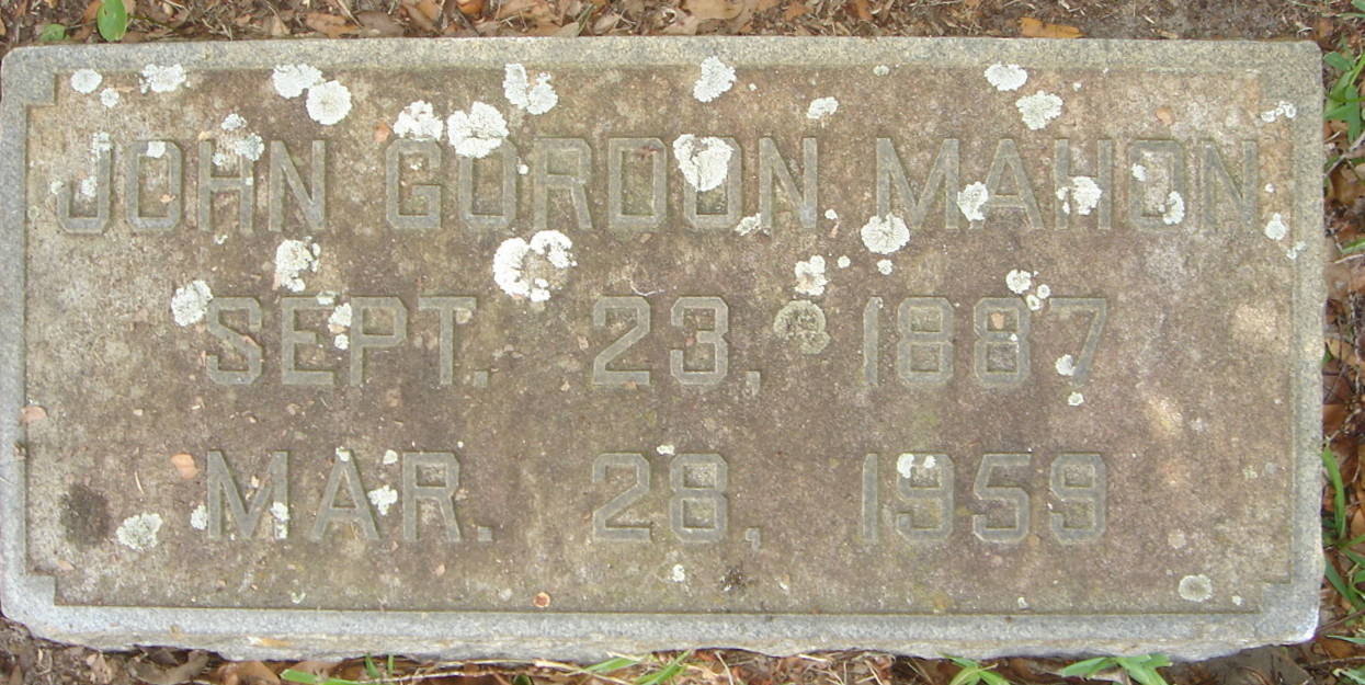 (16) John Gordon Mahon (1887–1959)