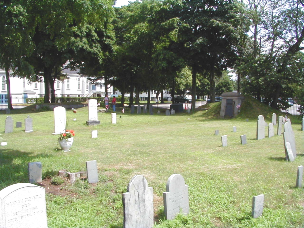 Old cemetery of Christ Church Episcopal, Quincy