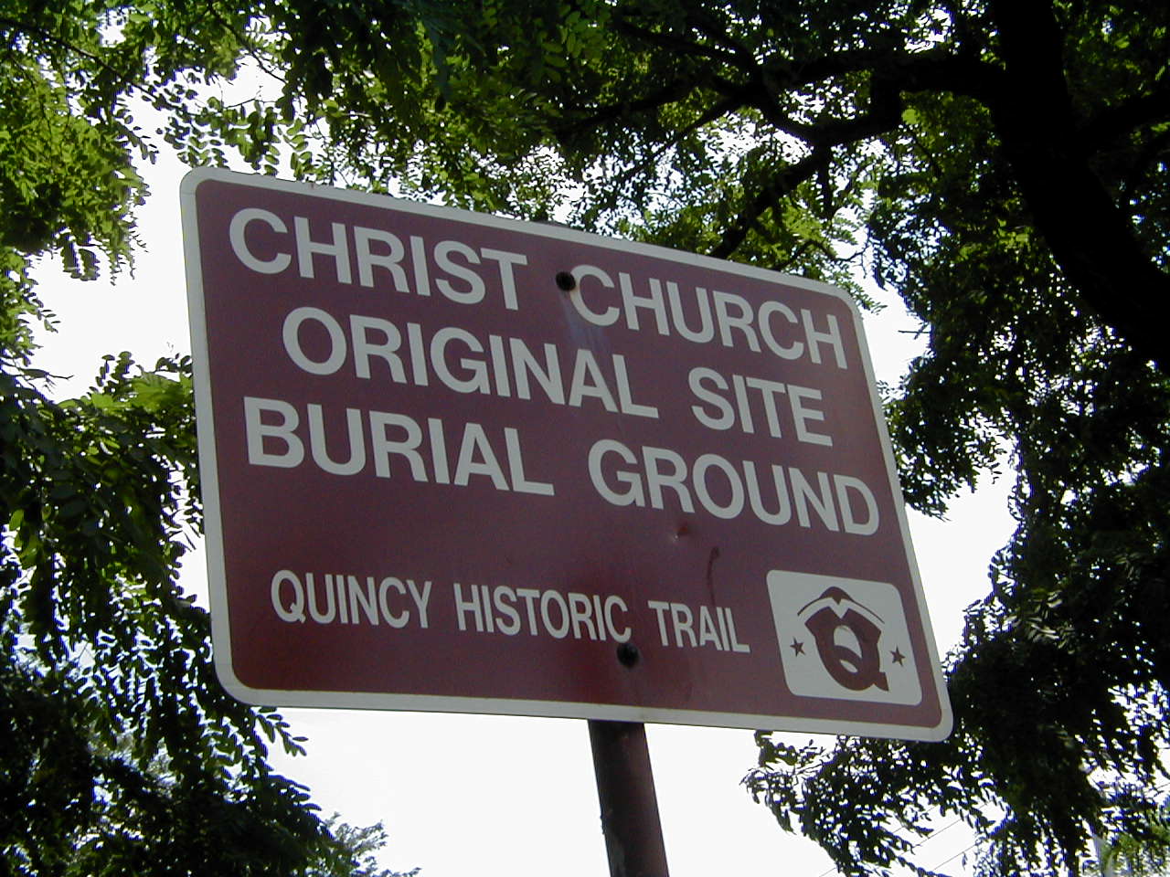 Old cemetery of Christ Church Episcopal, Quincy